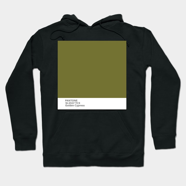 pantone 18-0537 TCX Golden Cypress Hoodie by princessmi-com